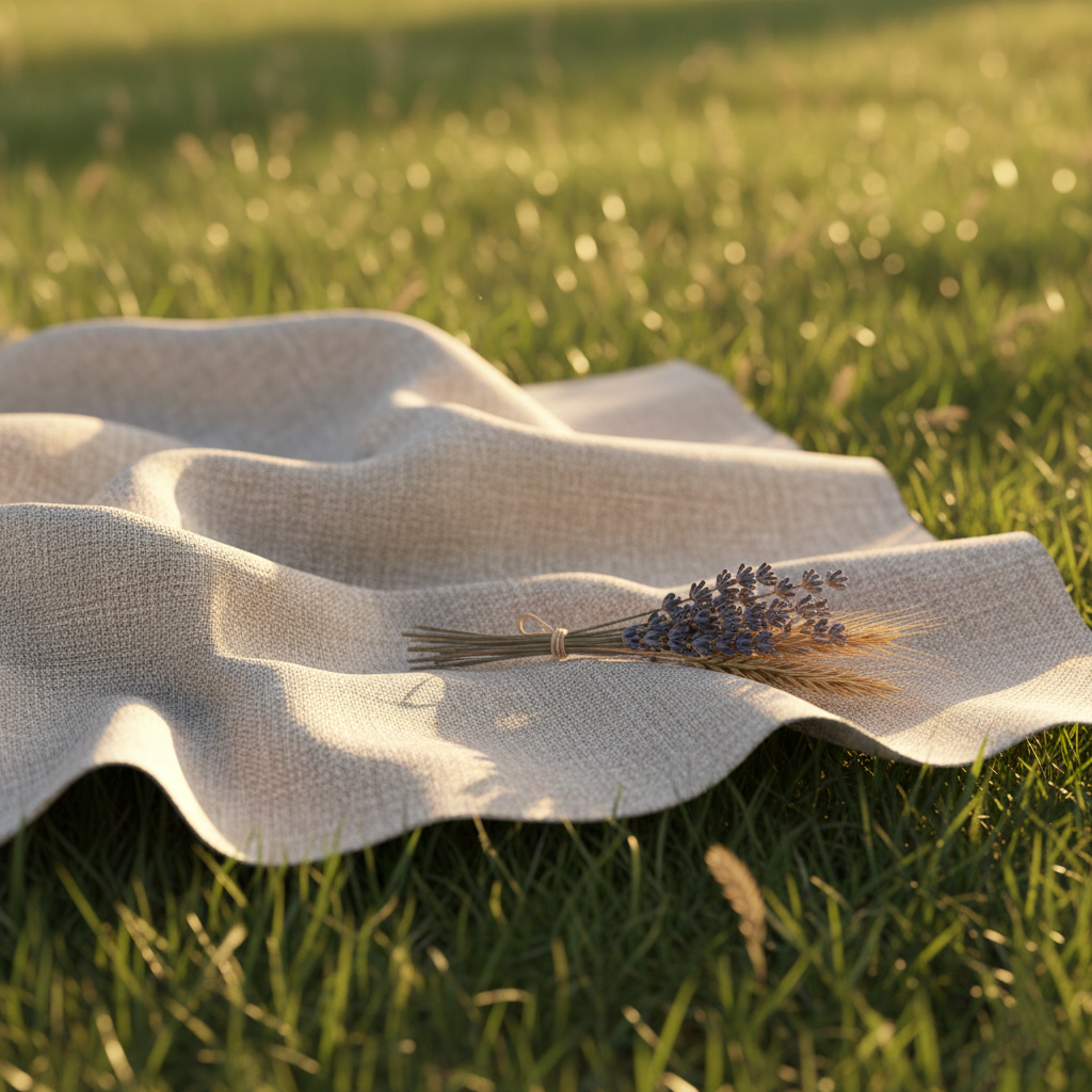 Felitex Telerie - Tessuto di lino puro naturale di alta qualità