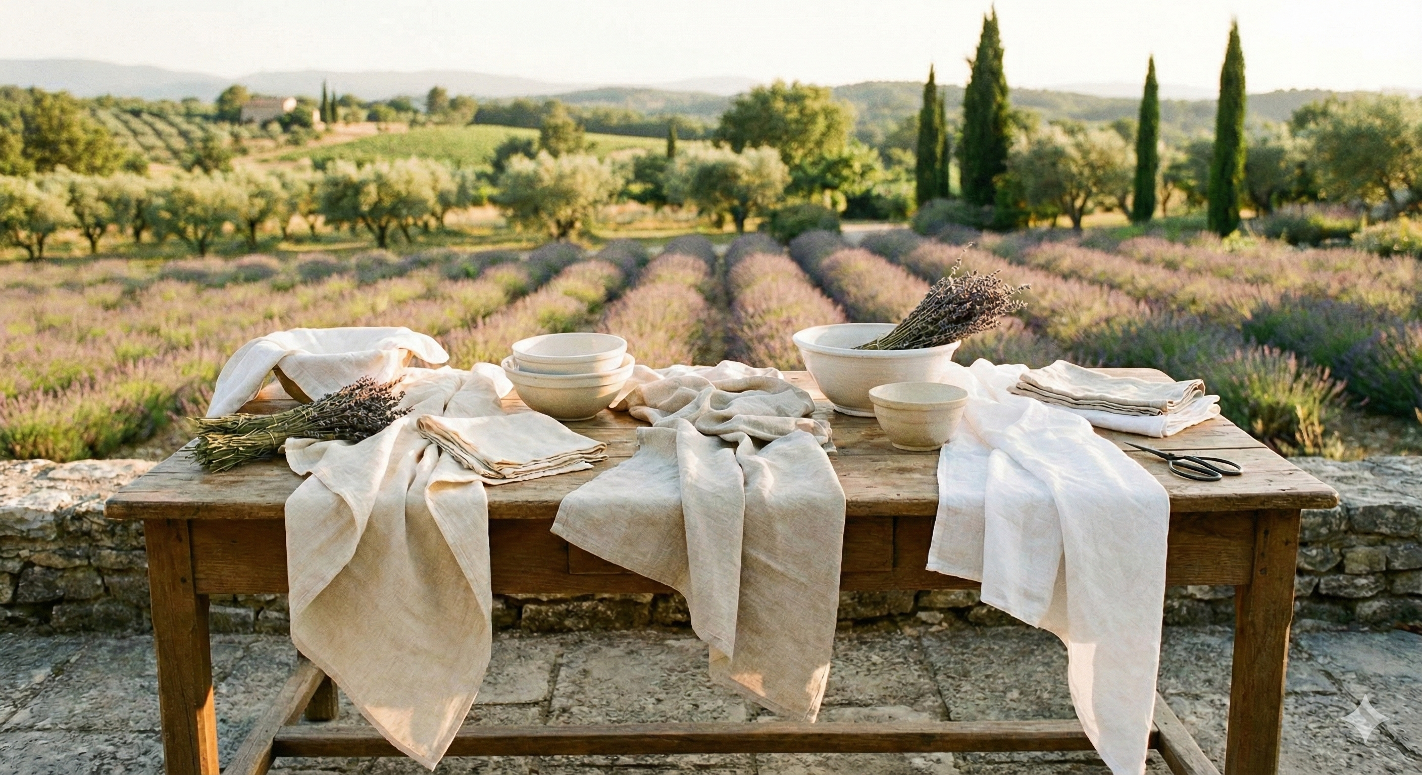 Coastal view with plants